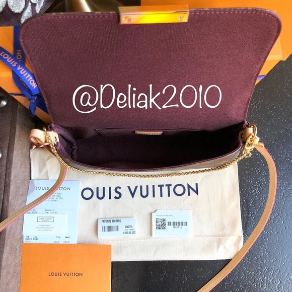 SOLD! Louis Vuitton Favorite MM Monogram RARE π - Picture 6 of 8
